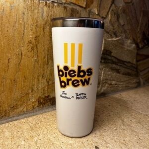Tim Hortons x Justin Bieber Biebs Brew Tumbler Mug Limited Edition